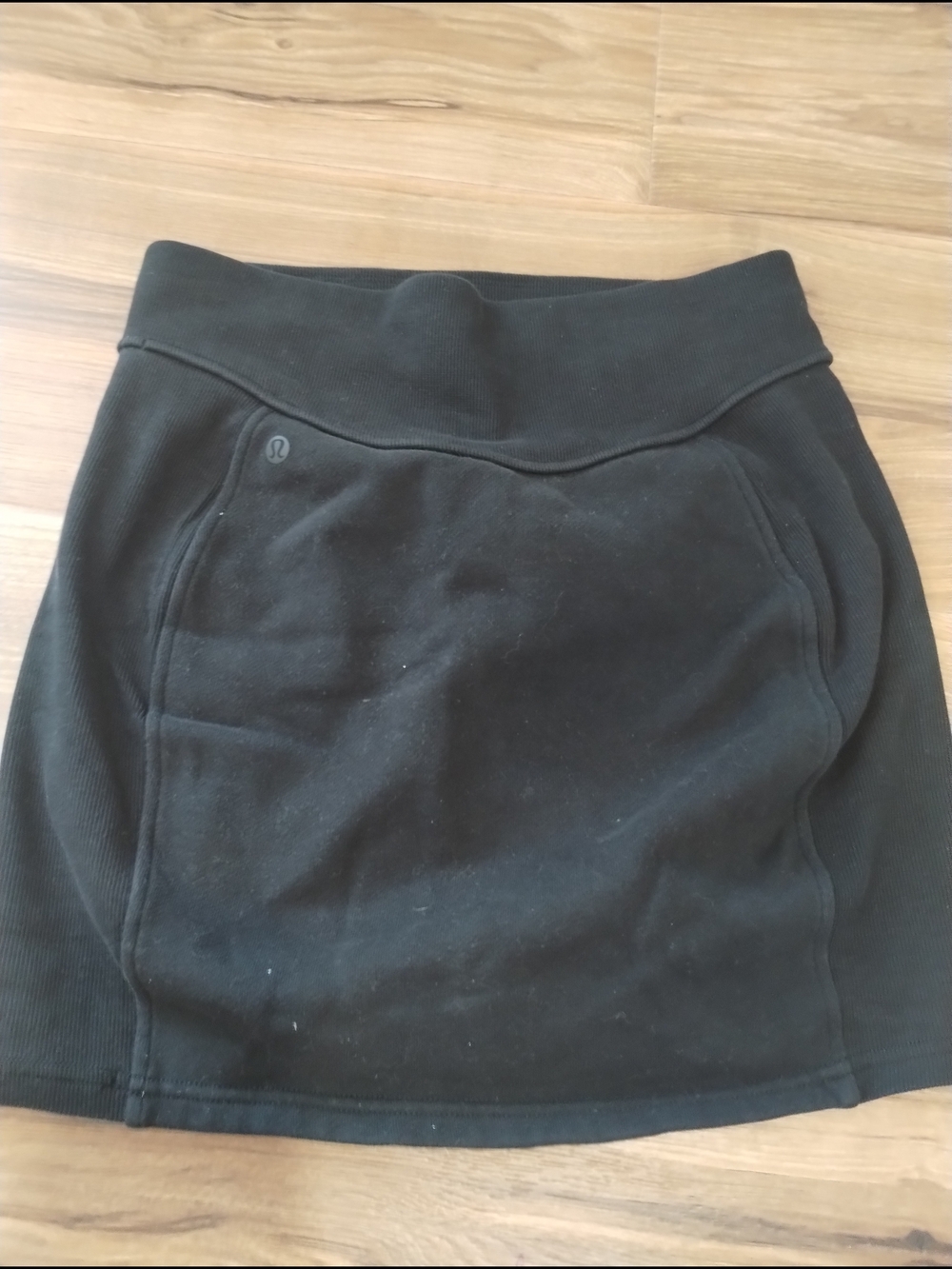 lululemon athletica Black Stretch Athletic Mini Skirt